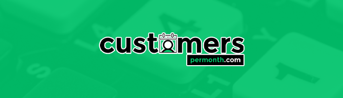 Customers Per Month Logo